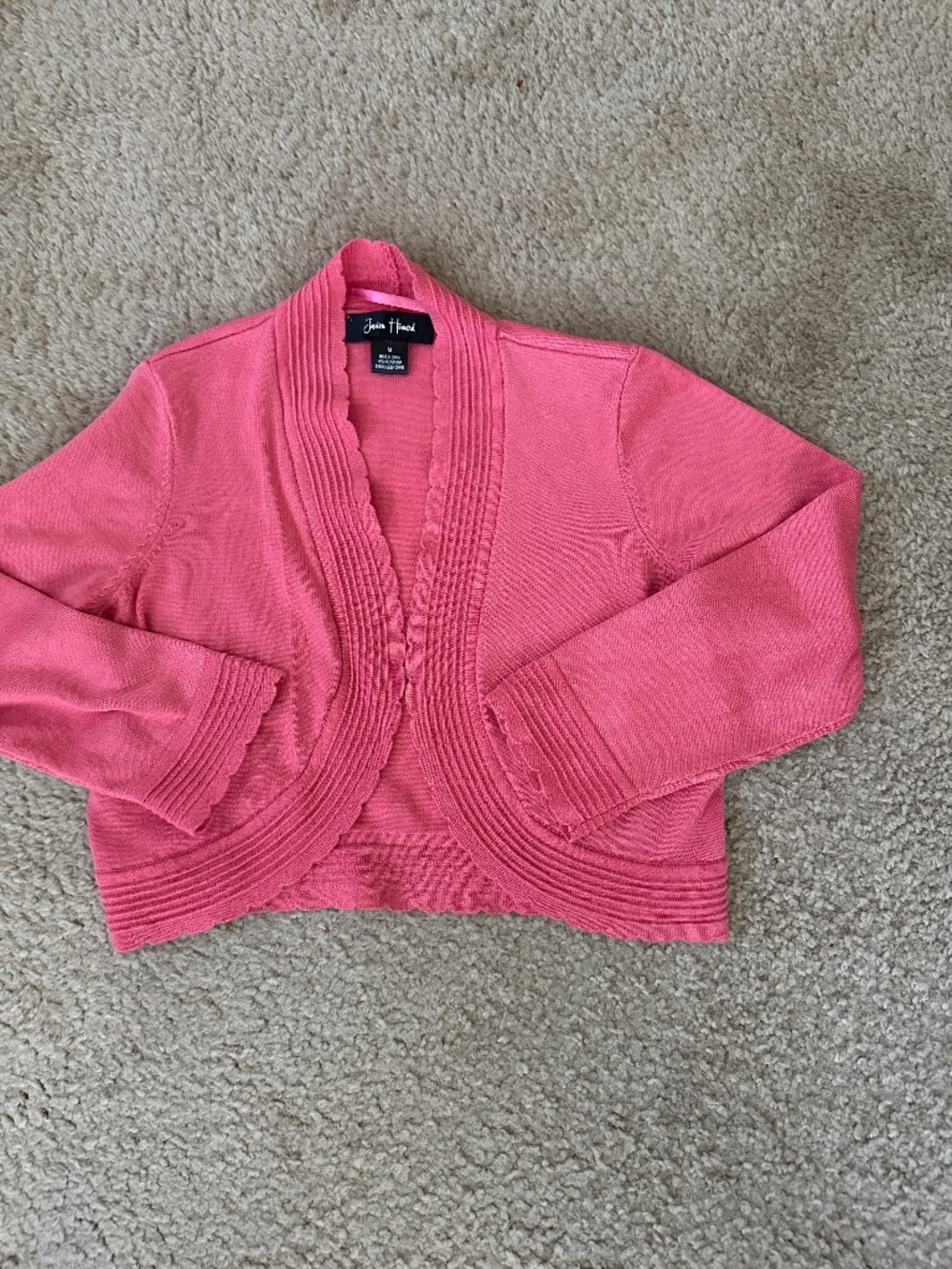 Jessica Howard Sweater, Open Front Shrug Cardigan